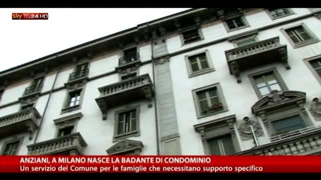 Anziani, a Milano c'è la badante di condominio