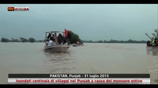 Piogge monsoniche e alluvioni in Pakistan