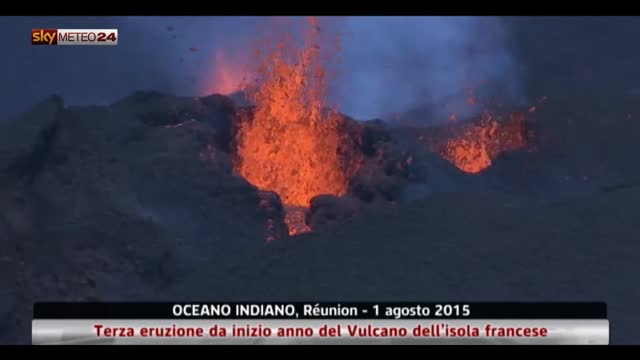 Eruzione del Vulcano Piton de la Fournaise