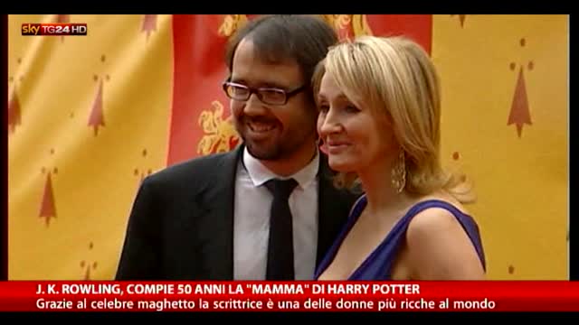 J.K. Rowling, compie 50 anni la "mamma" di Harry Potter