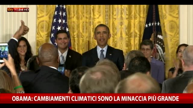 Clima, Obama: "Non abbiamo piano B, bisogna fare presto"