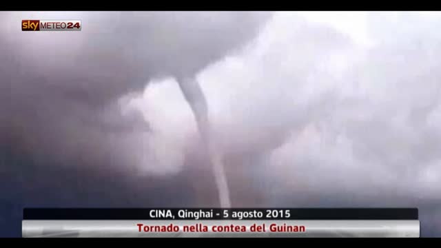 Tornado nel Qinghai  