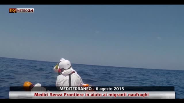 Salvataggio naufraghi nel Mediterraneo