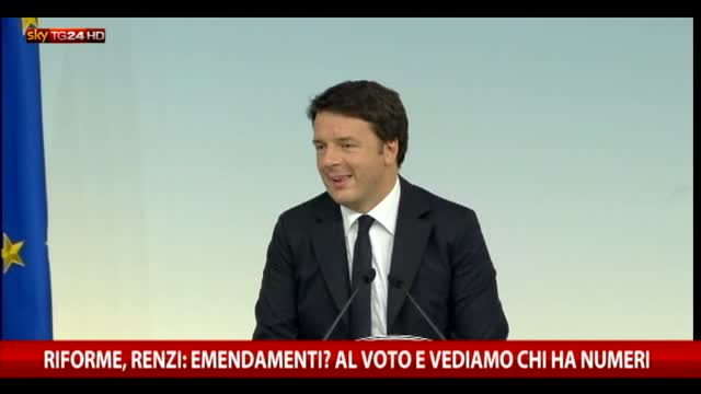 Riforme, Renzi: disponibili a discutere, ma senza veti