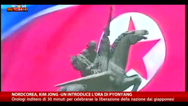 Corea del Nord, Kim Jong-Un introduce l'ora di Pyonyang