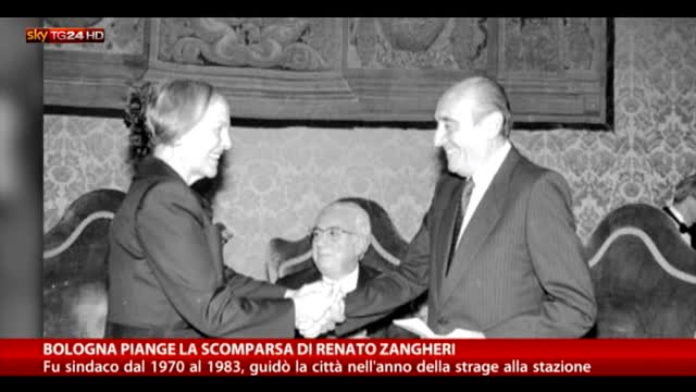 Bologna, morto l'ex sindaco Renato Zangheri