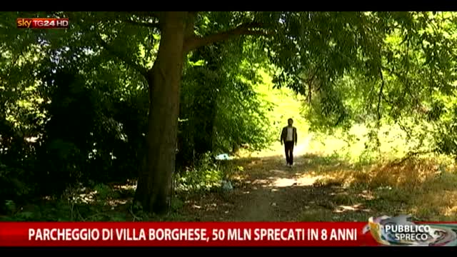 Parcheggio di Villa Borghese, 50 mln sprecati in 8 anni