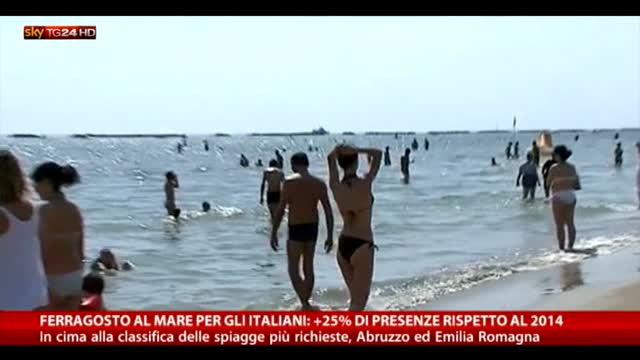 Italiani al mare a Ferragosto: +25% rispetto all'anno scorso