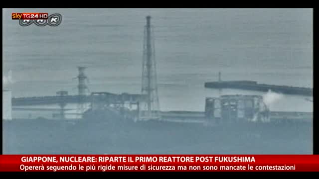 Giappone, riapre il primo reattore dopo catastrofe Fukushima