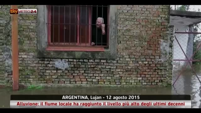 Emergenza alluvione in Argentina