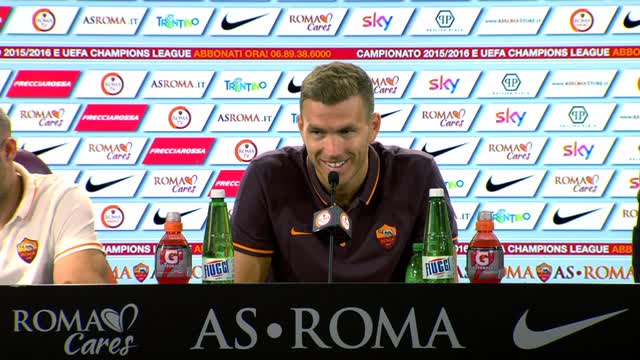 Roma, Dzeko: "Voglio vincere il deby, ho avvisato Lulic..."