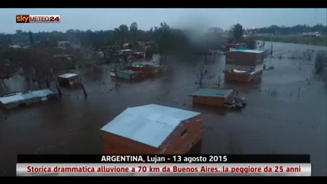 Alluvioni nella provincia di Buenos Aires