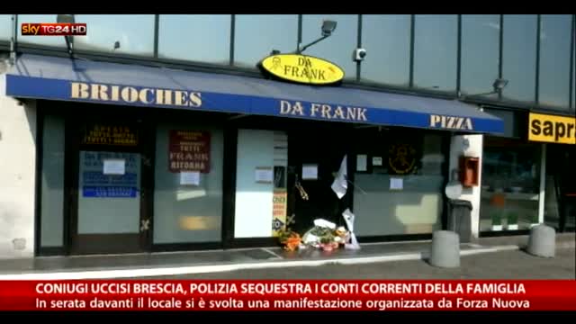 Manifestazione a Brescia per i coniugi uccisi
