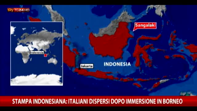 Jakarta Post: "Tre sub italiani dispersi nel Borneo"