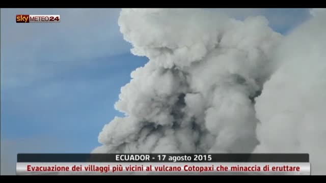 Il vulcano Cotopaxi in Ecuador