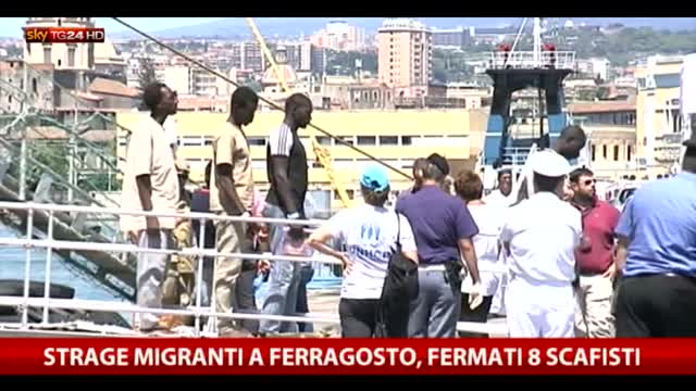 Strage migranti a Ferragosto, fermati 8 scafisti