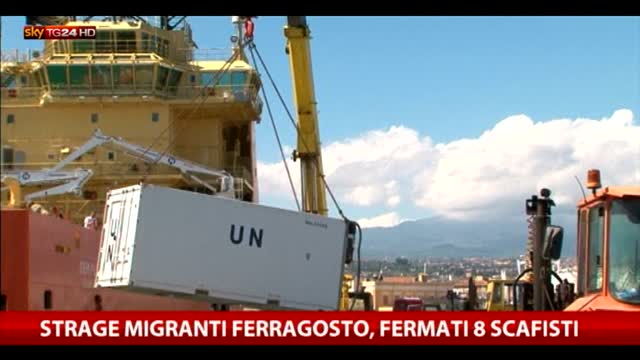 Strage migranti Ferragosto, fermati 8 scafisti 