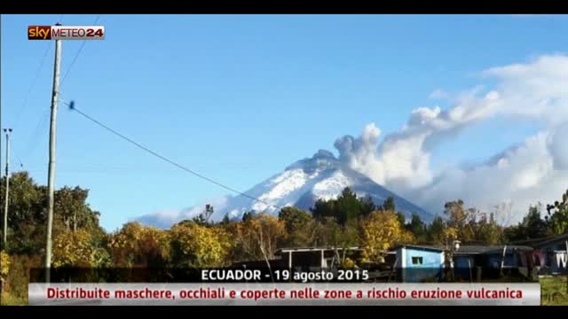 Emergenza vulcano Cotopaxi in Ecuador
