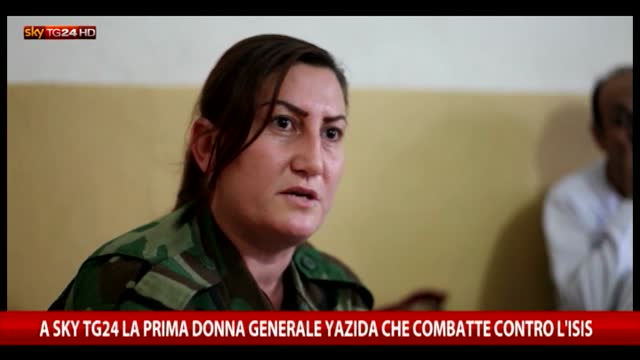 A Sky TG24 la prima donna generale yazida 
