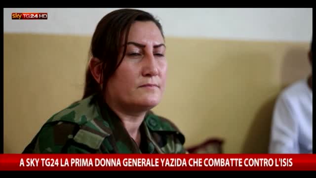 A Sky TG24 la prima donna yazida che combatte contro Isis 
