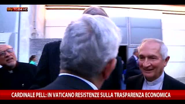 Cardinale Pell: "Vecchio mondo in Vaticano fa resistenza"