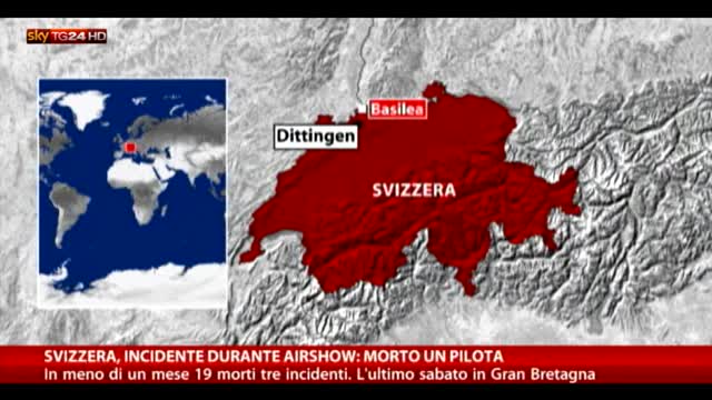 Svizzera, incidente fra due velivoli ad airshow 