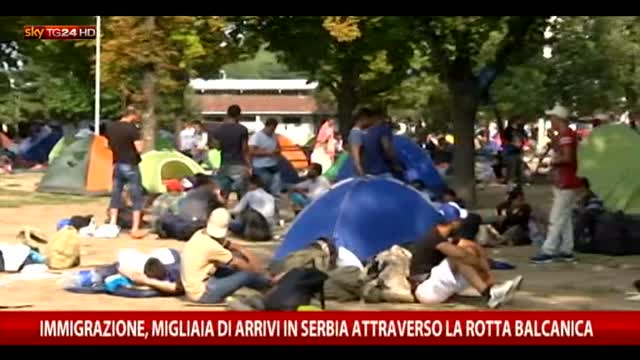 Immigrazione, migliaia di arrivi in Serbia