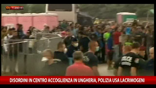 Ungheria, disordini in centro accoglienza: usati lacrimogeni