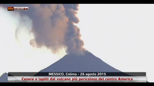 Il vulcano Colima torna in attività