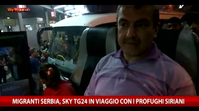 Migranti Serbia, Sky TG24 in viaggio coi profughi siriani