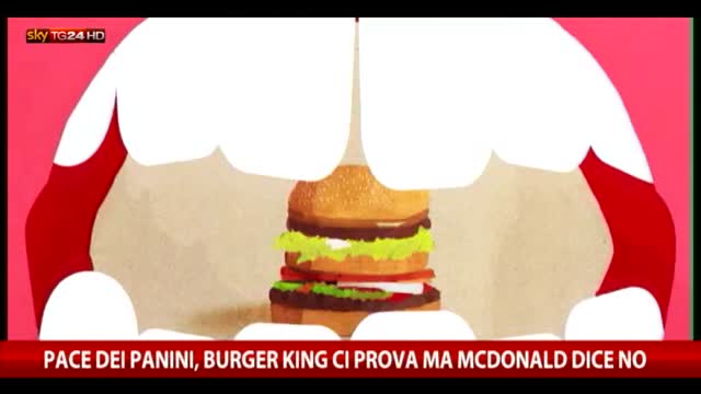 Pace paninara, Burger King si propone ma McDonald's dice no