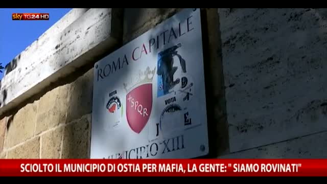 Sciolto municipio di Ostia, la gente: "Siamo rovinati"