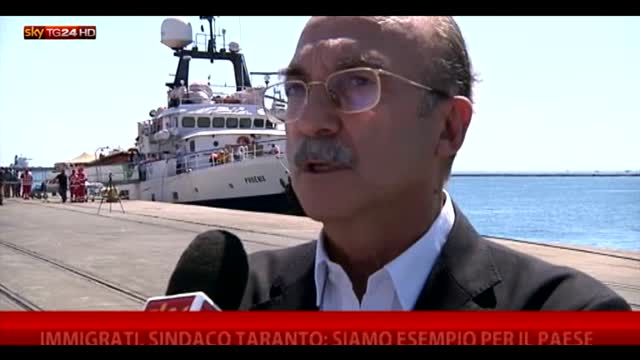 Migranti, sindaco Taranto: "Siamo esempio per il Paese"