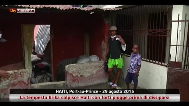 La tempesta Erika colpisce Haiti
