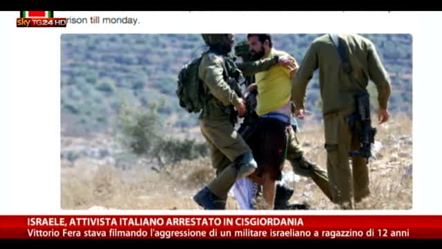 Cisgiordania, arrestato attivista italiano a Nabi Saleh