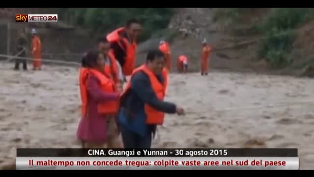 Alluvione nel sud della Cina
