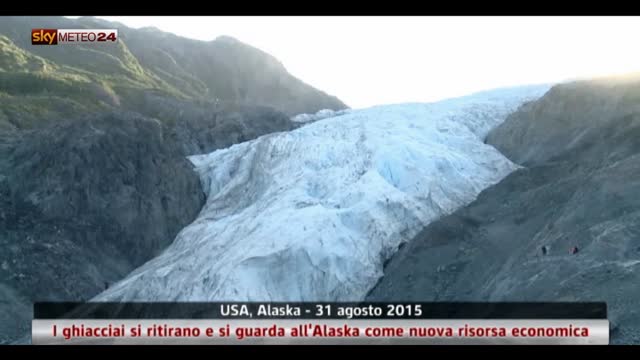 Scioglimento dei ghiacciai in Alaska