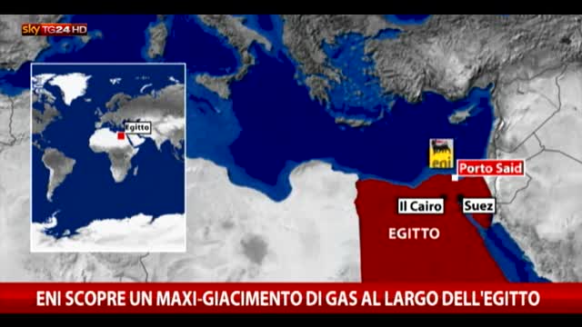 Eni scopre un maxi-giacimento di gas nel Mediterraneo
