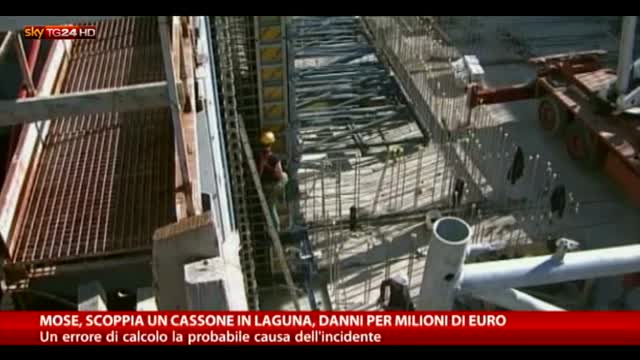 Venezia: scoppia cassone Mose, danni per milioni di euro