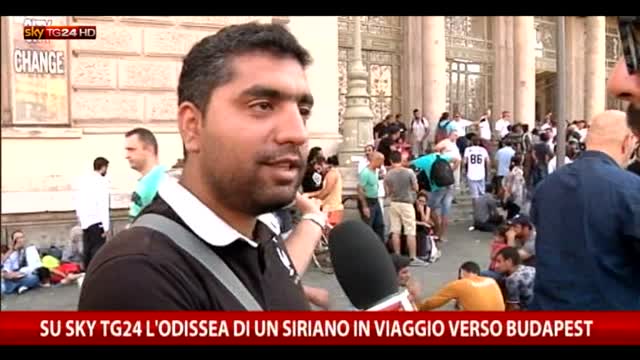 Su SkyTG24 l’odissea di un siriano in viaggio verso Budapest