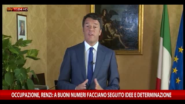 Occupazione e Pil, Renzi: le riforme servono