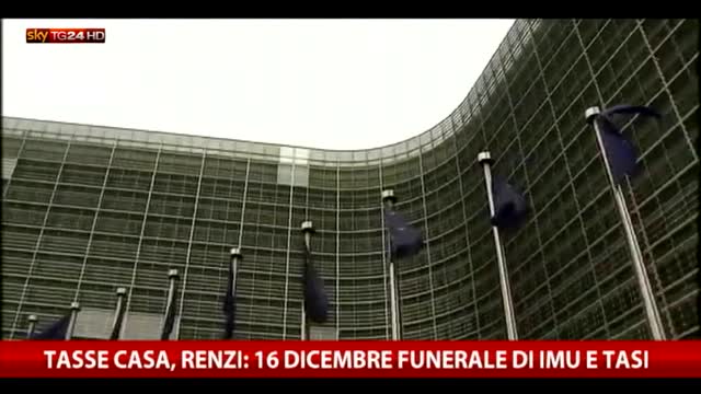 Renzi: Europa non decide su tasse