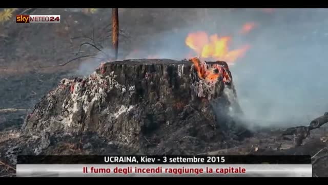 Incendi in Ucraina