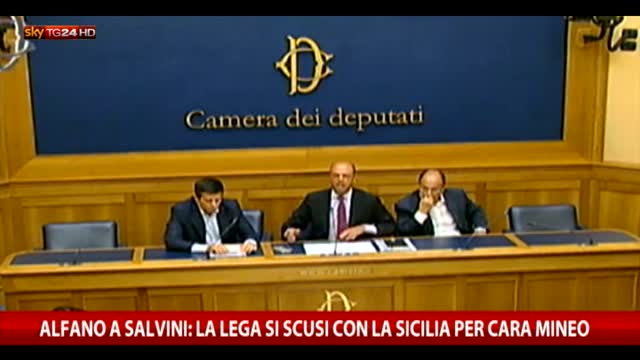 Alfano a Salvini: Lega si scusi con Sicilia per Cara Mineo