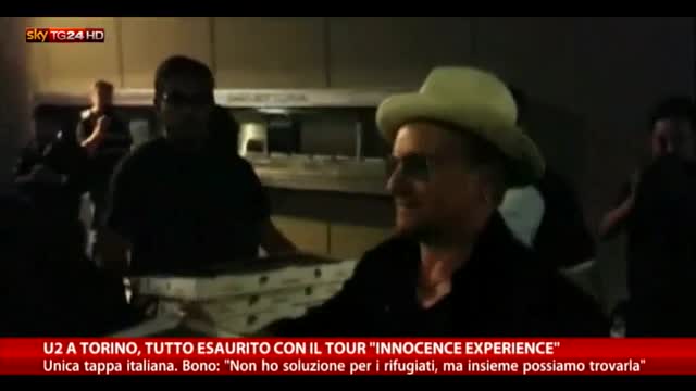 U2 a Torino con l'Innocence Experience Tour