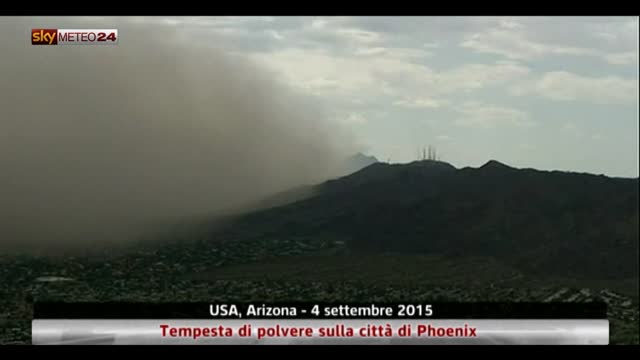 Tempesta di polvere in Arizona