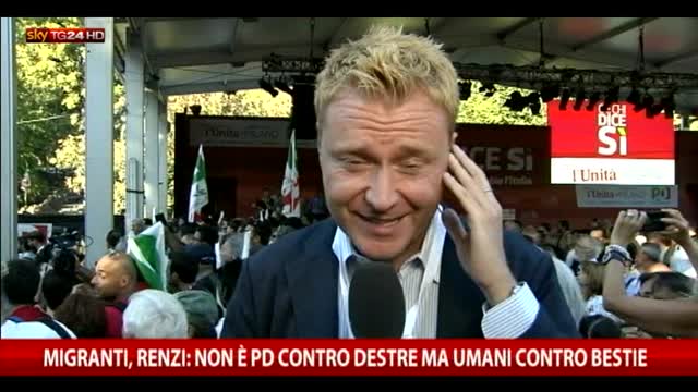 Milano, Renzi chiude la Festa dell'Unità