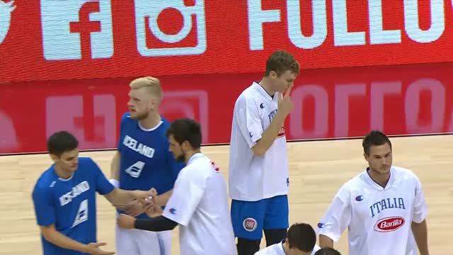 Eurobasket, Italia-Islanda 71-64
