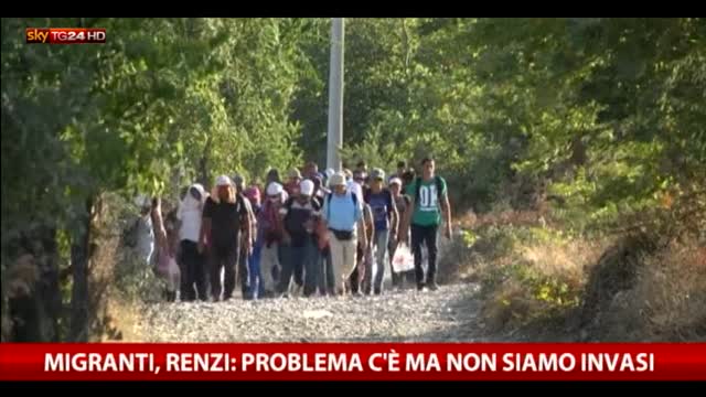 Migranti, Renzi: no intervento armato Italia contro Isis