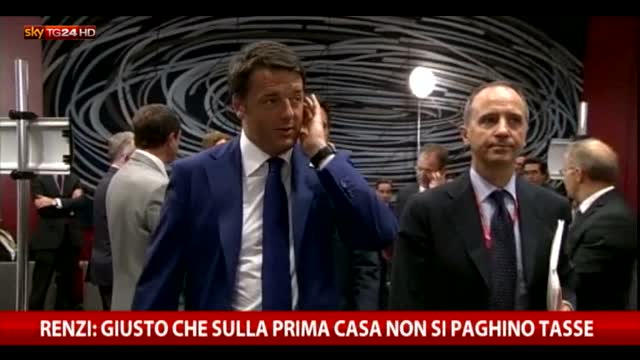 Tasse, Renzi  via da prima casa e non a spese dei comuni